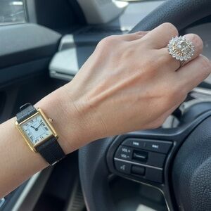 Cartier Gold and Black Women's Watch